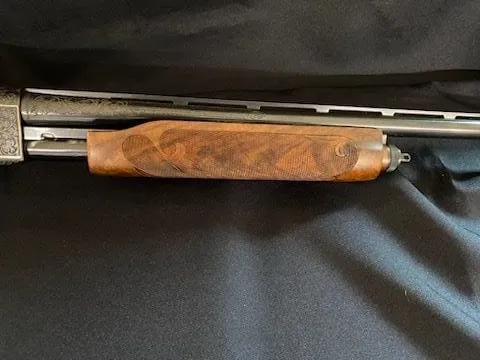 Remington 870 refinish and recut checkering — view 3