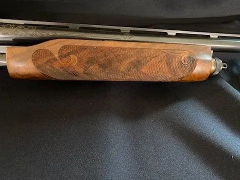 Remington 870 refinish and recut checkering — view 4