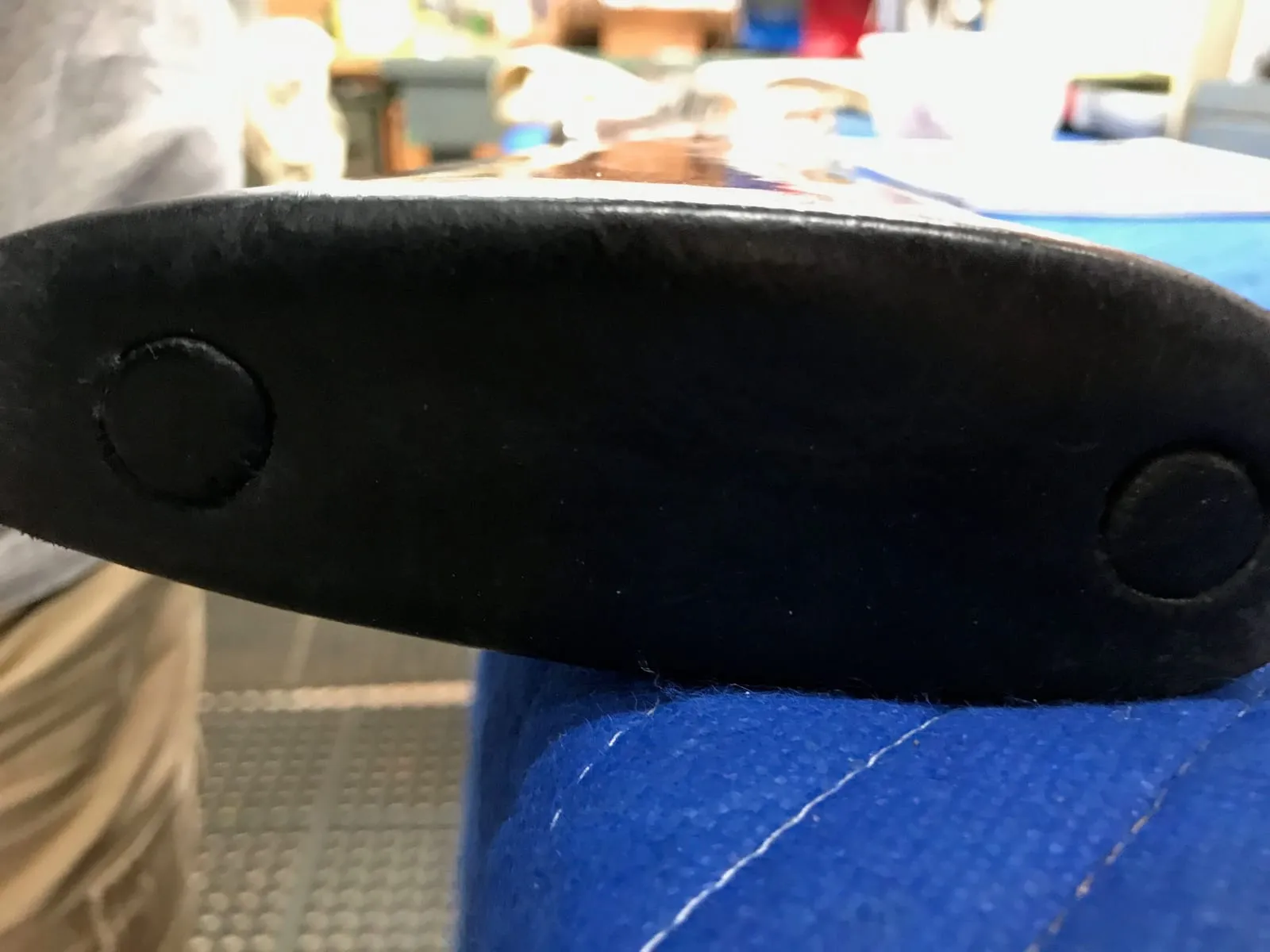 Leather recoil pads:
