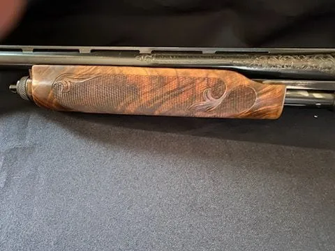 Remington 870 refinish and recut checkering — view 7